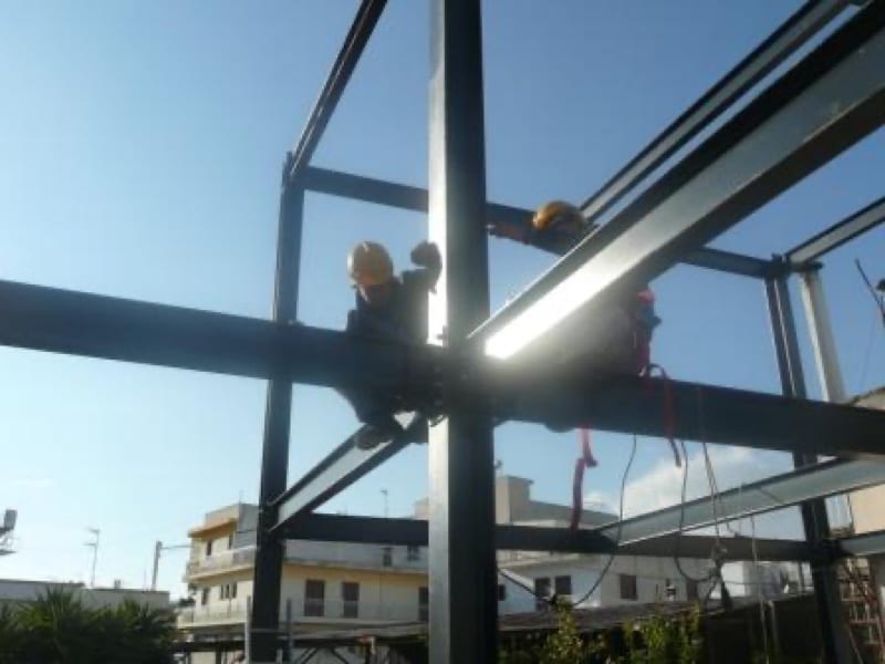 Frame erection