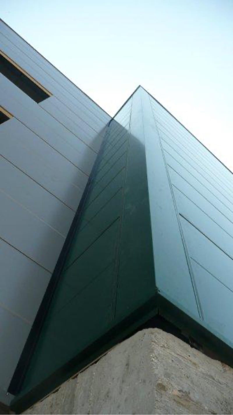 Wall cladding detail