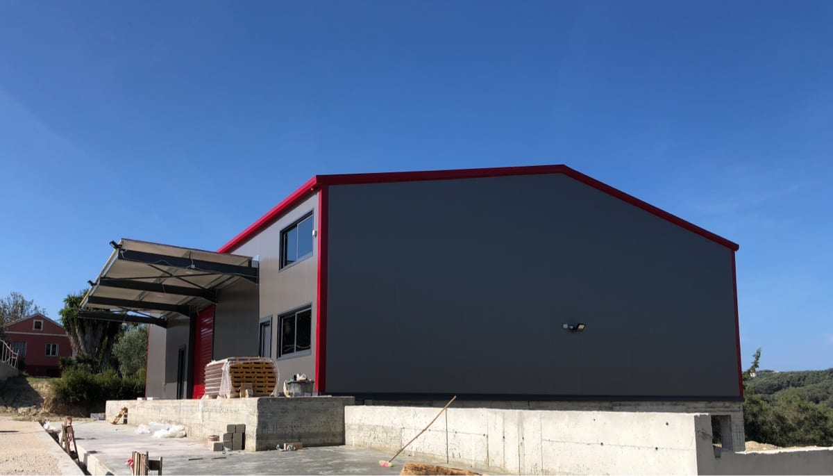 The building from outside in full operation