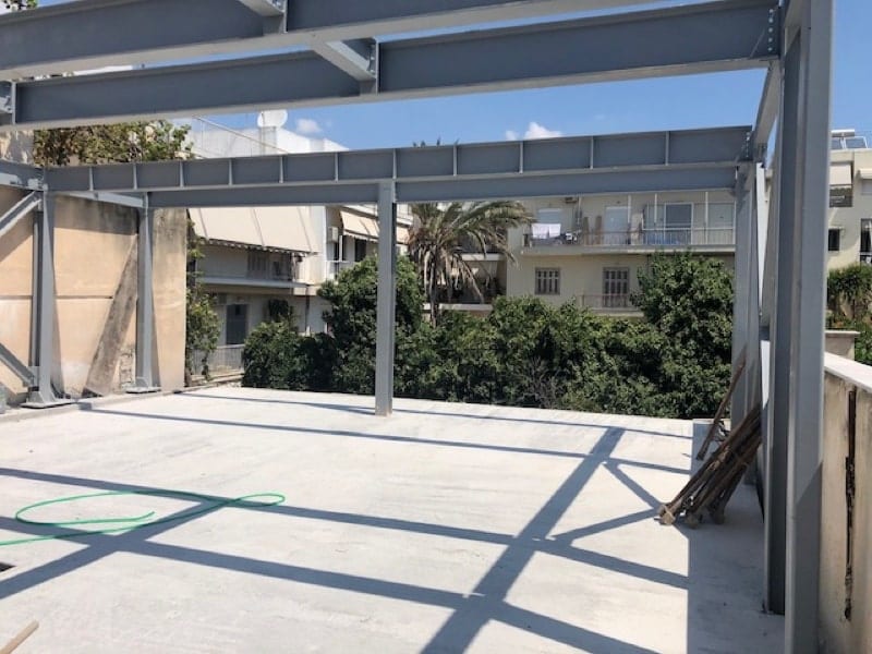 The floor slab