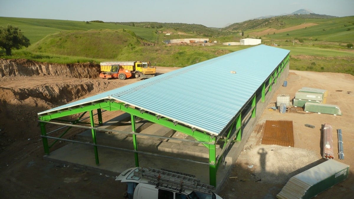 Roof panel installation completed