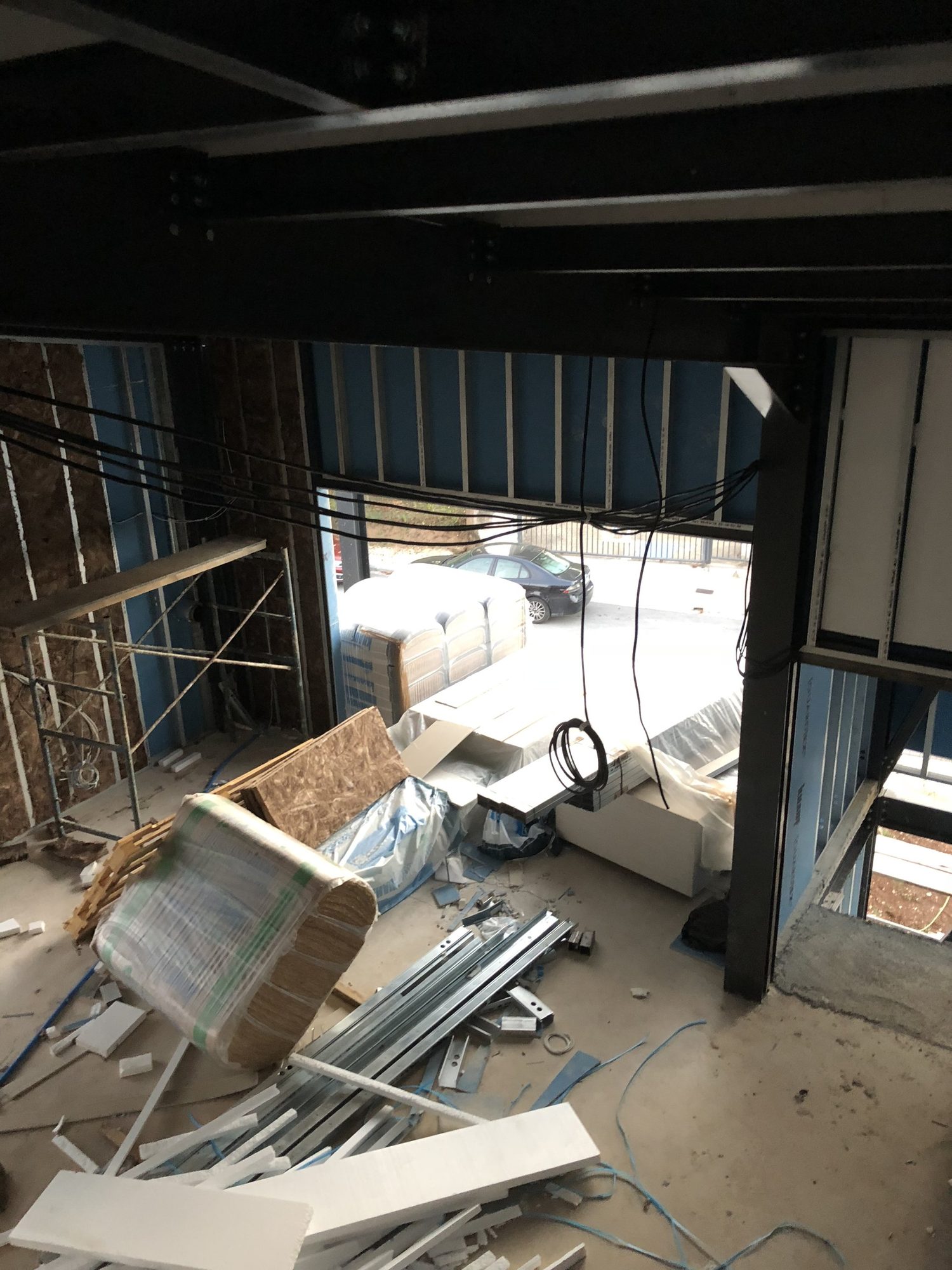 Interior view from the attic, House with basement, pilotis and attic in Neochoropoulo, Ioannina